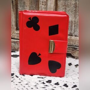 Vintage Double Bridge Deck in Vinyl Book Case New Sealed Decks, Score Pad/Pencil